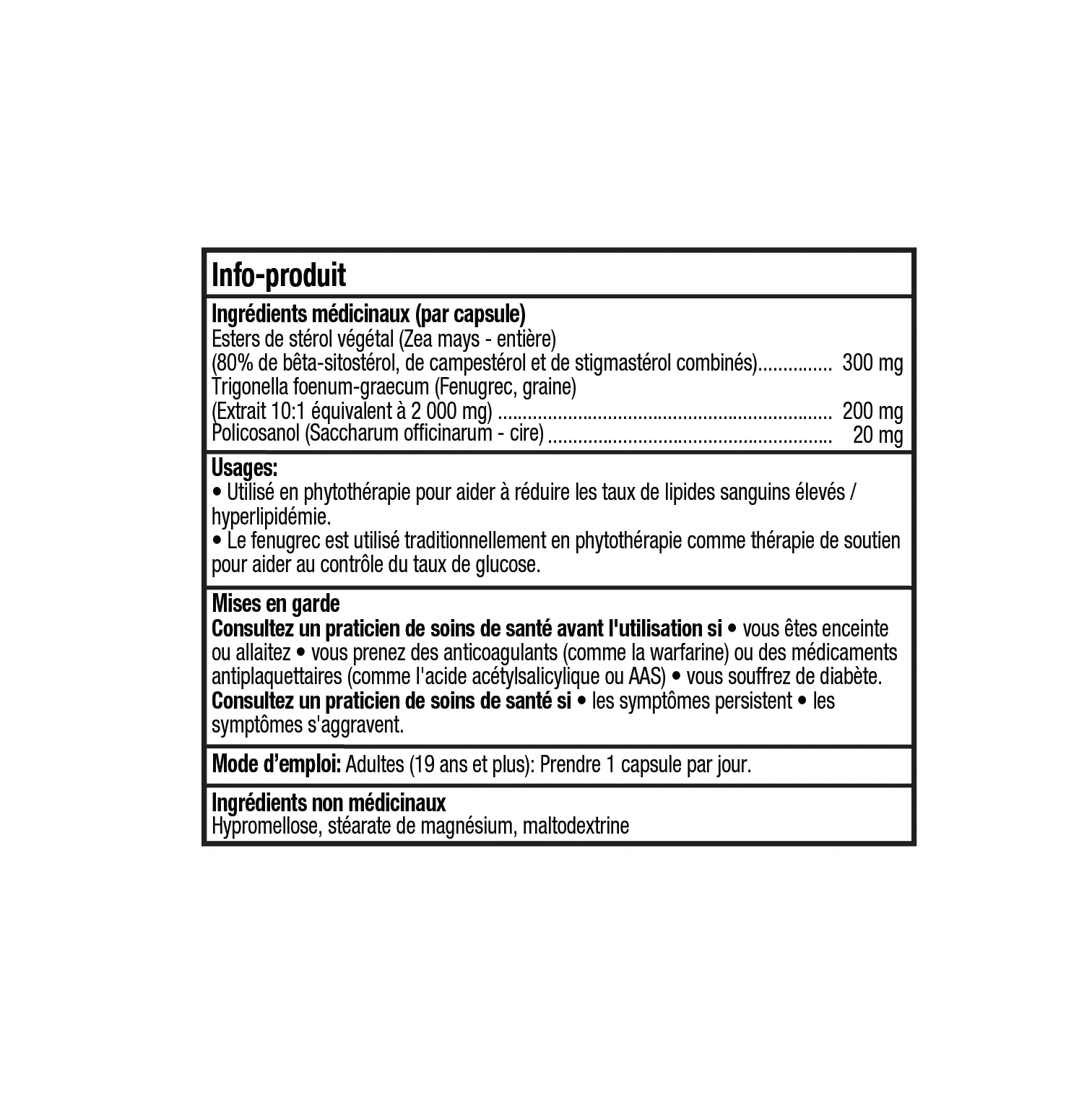 Cholesterol Care – 120 Vegetable Capsules - Image 4