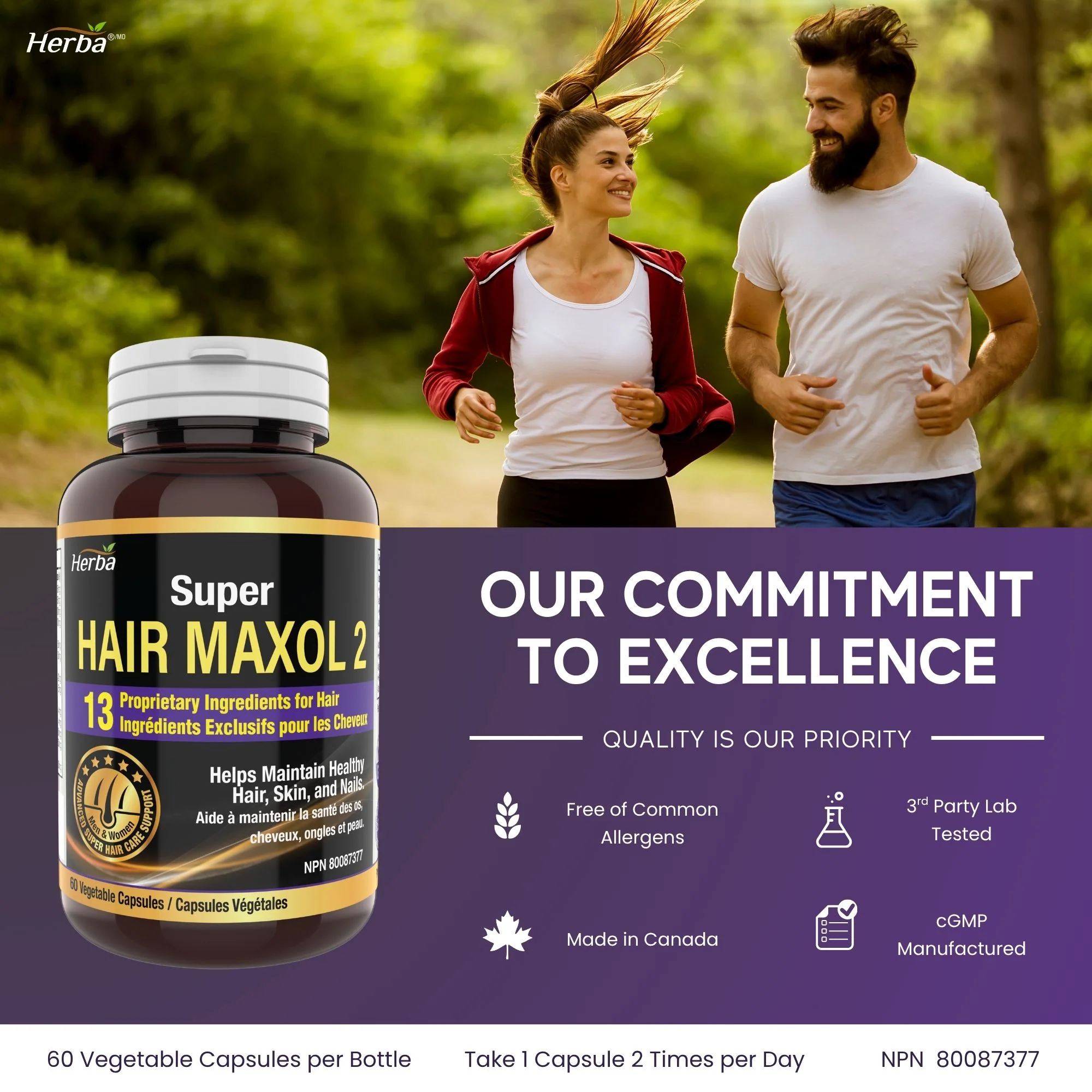 Hair Maxol 2 Hair Growth Vitamins with Biotin for Hair Growth for Men and Women - Image 9