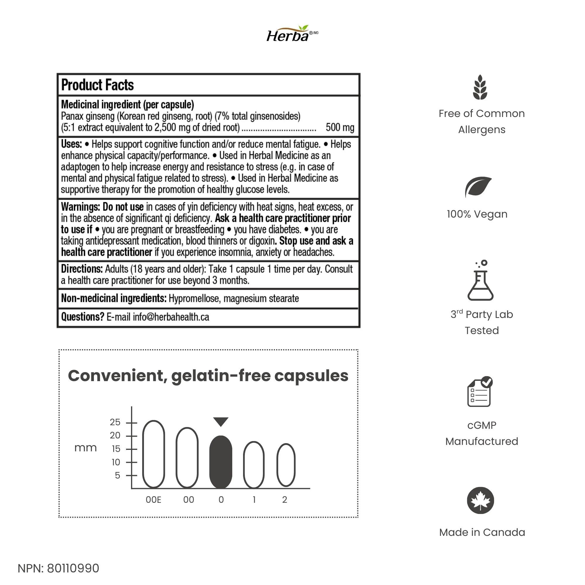 Korean Red Ginseng Extract Capsules – 5:1, 2500mg Equivalent | 120 Vegetable Capsules - Image 9