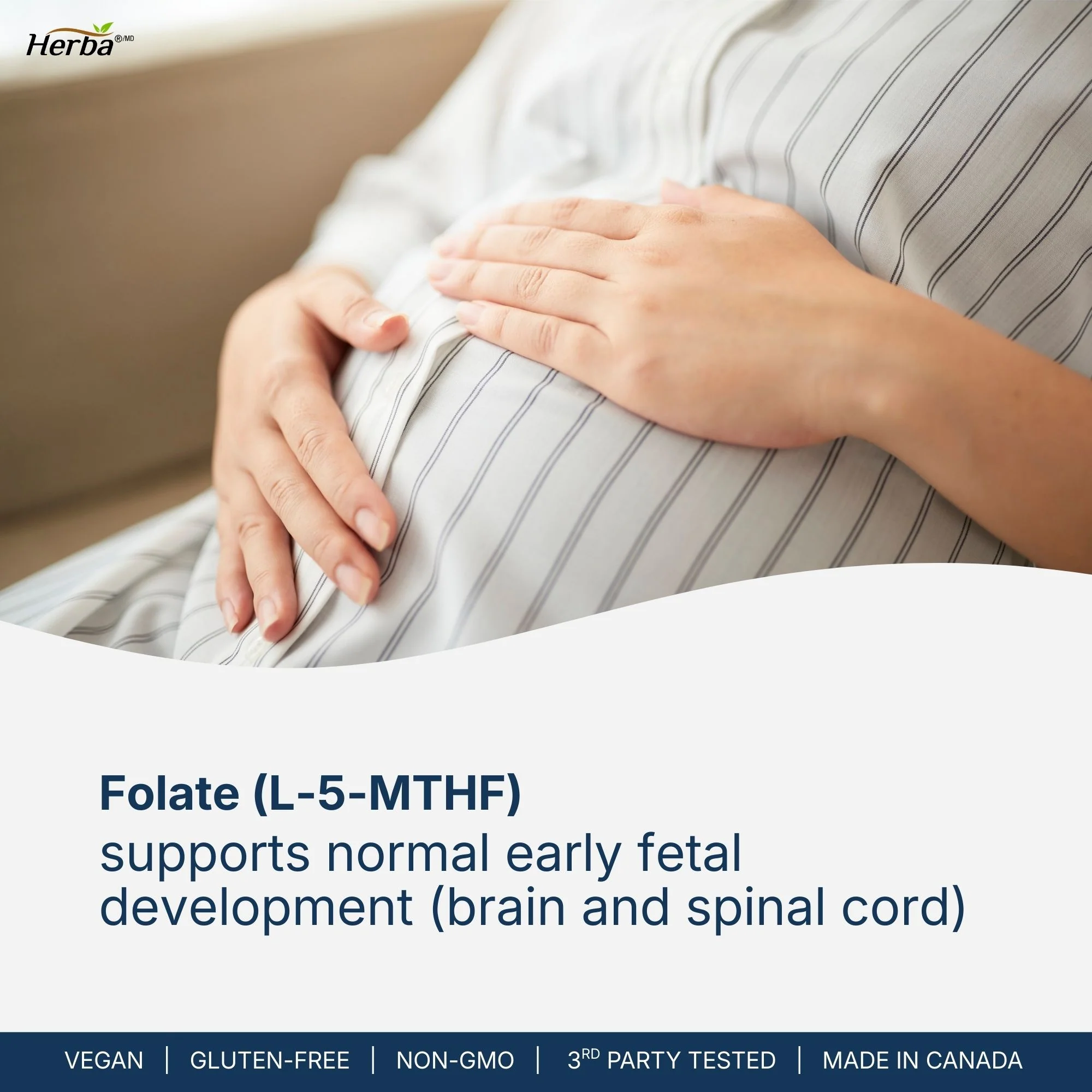 L-Methylfolate 1000mcg - 180 Capsules | Vitamin B9 5-MTHF Folate Supplement | Made in Canada - Image 5