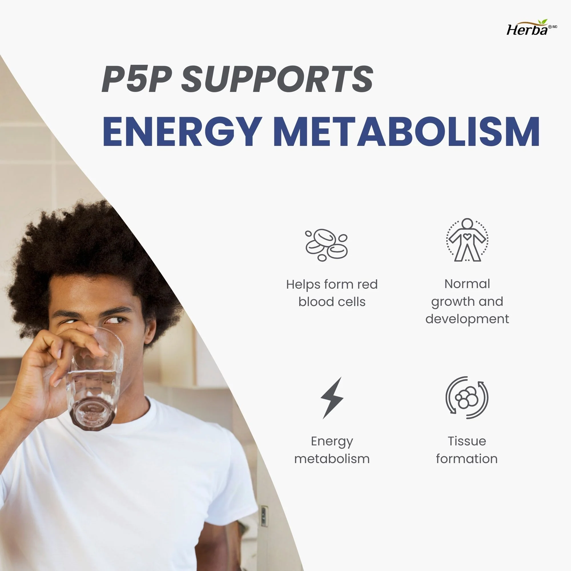 P5P Vitamin B6 50mg – 90 Capsules | >99% Purity | Made in Canada - Image 6